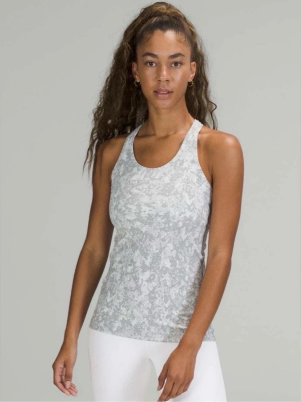 Lululemon Cool Racerback TankTop *Nulu Hideaway Camo Starlight Multi Sz4